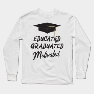 Doctorate Graduated Degree Doctor Hat Promotion Long Sleeve T-Shirt